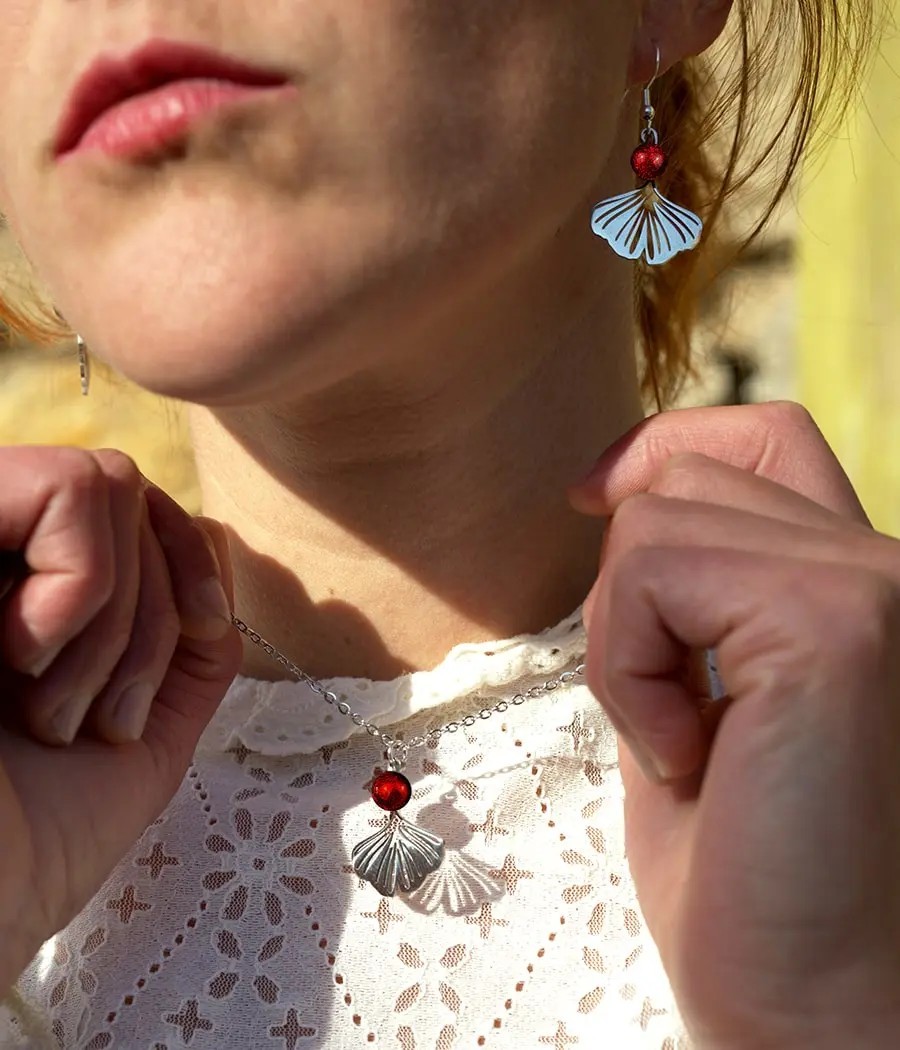 Collier Softy Petits pois jaune