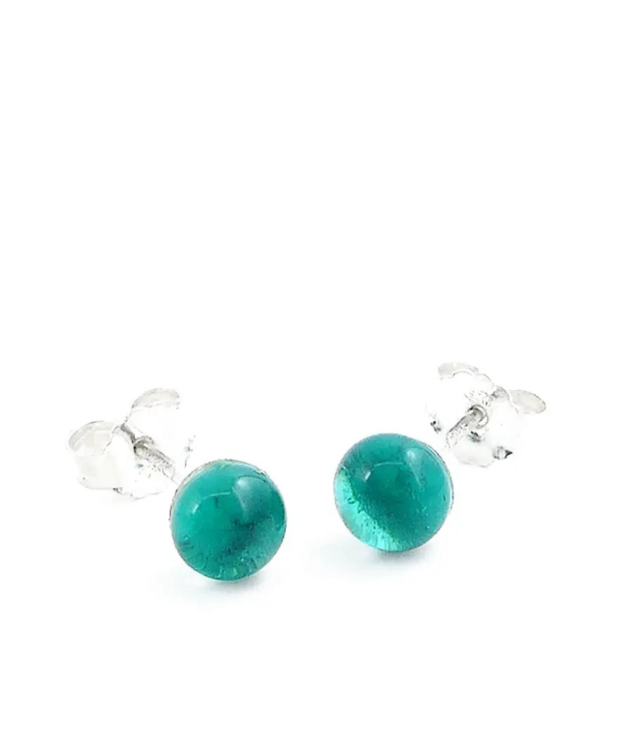 Boucles d'oreilles 'Pois Verts'