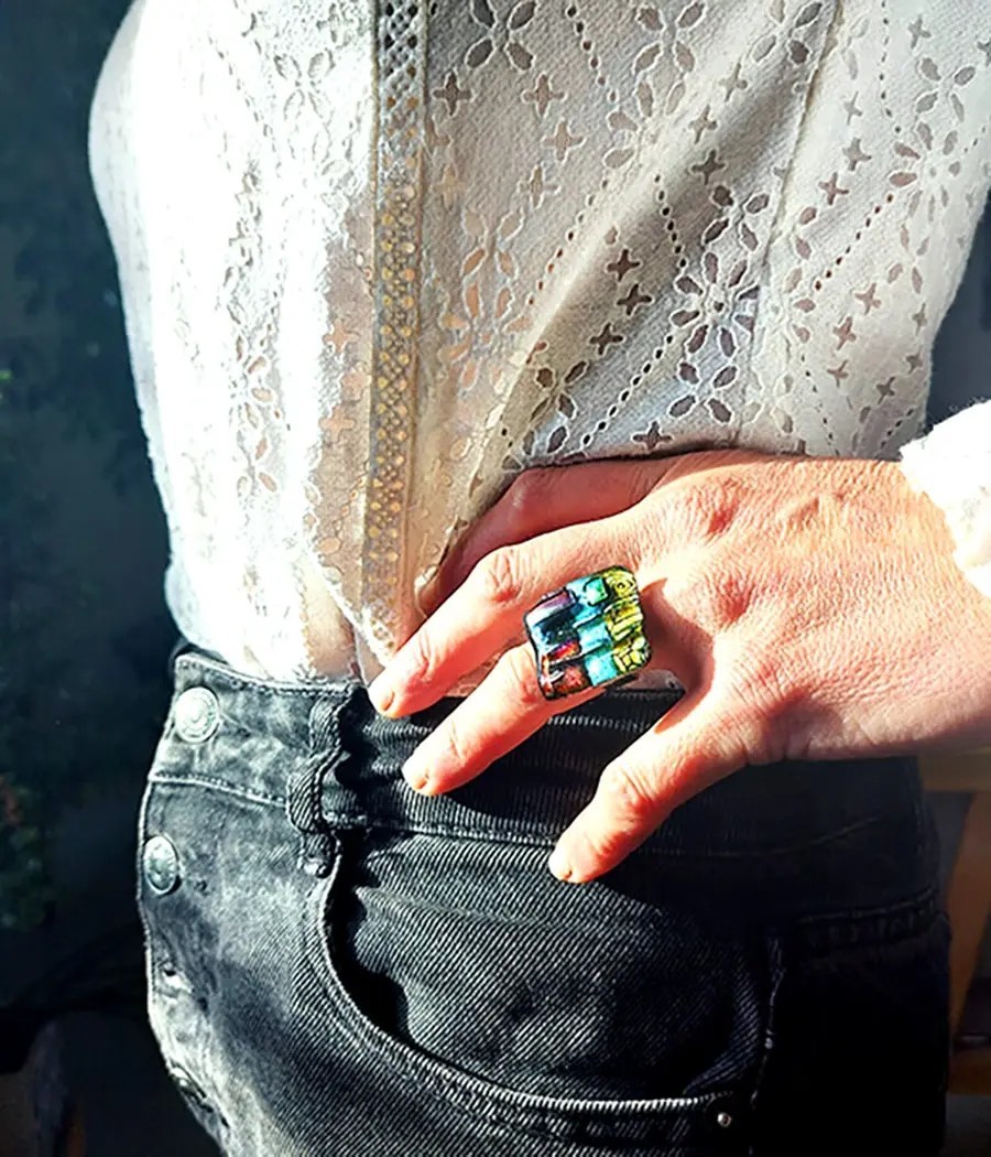 Bague femme Milshake mix en...
