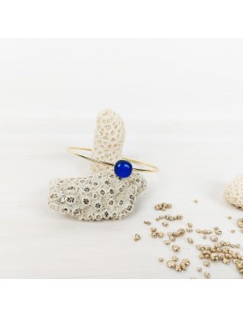 Bracelet Amare 'Bleu Nuit'' en Or